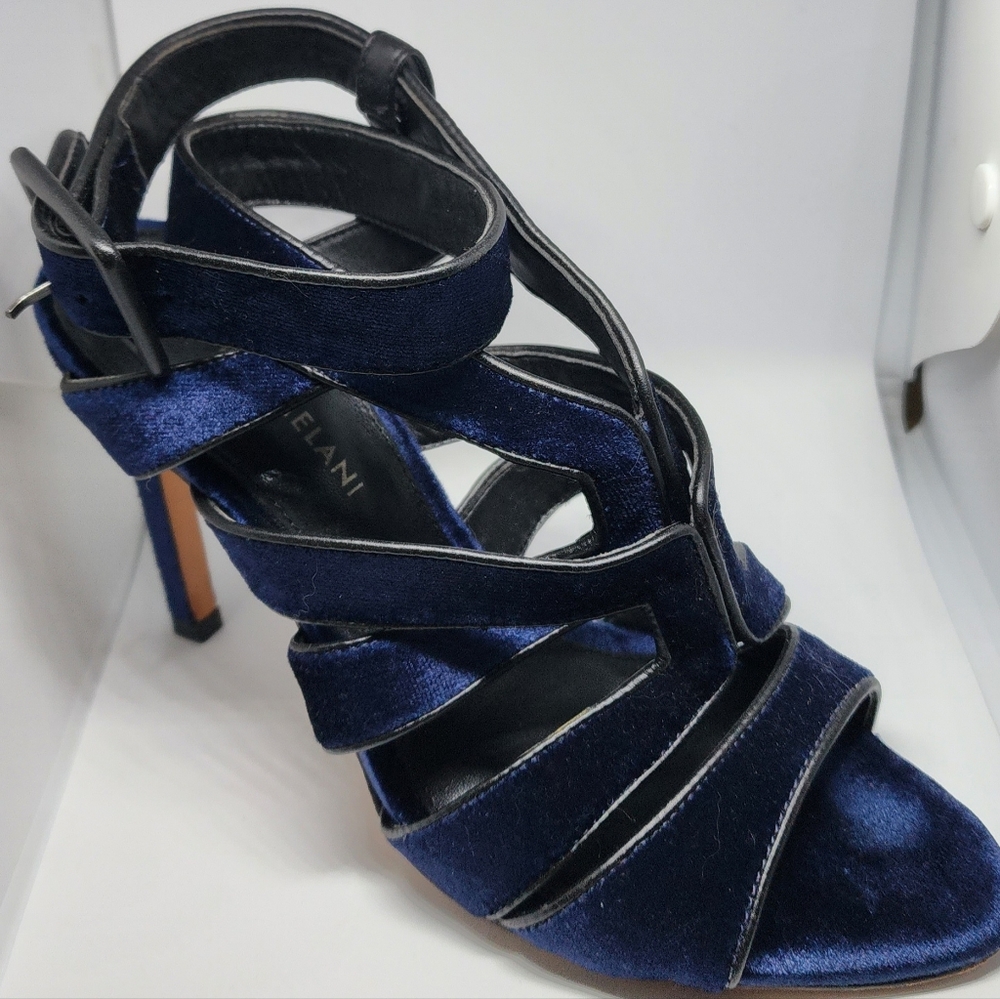 Antonio Melani Sexy Dark Blue suede high heels shoes